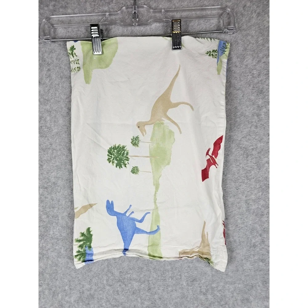 Pottery Barn Kids Dinosaurs Twin Sheets Fitted/Flat 5 Pieces READ For ISSUES